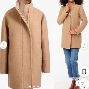 J.Crew TanWool Peacoat